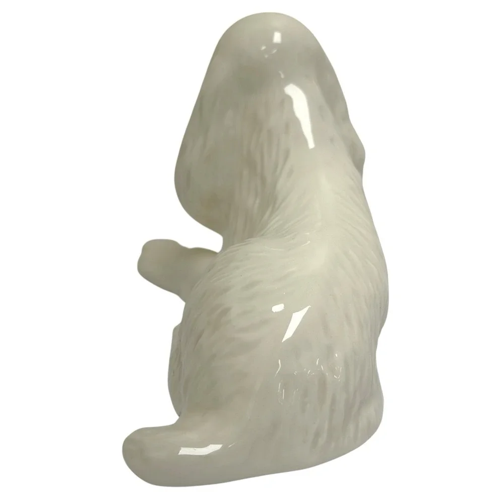 Vintage Donegal Parian‎ China Spaniel Dog Puppy Figurine 1980s Made In Ireland